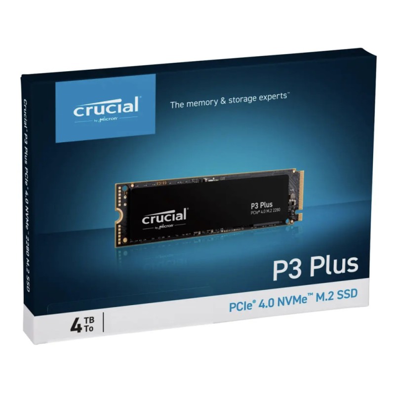 Disk SSD M.2 NVMe PCIe 4.0 4TB Crucial P3 Plus 2280 4800/4100MB/s (CT4000P3PSSD8) CRUCIAL Disk SSD M.2 NVMe PCIe 4.0 4TB Crucial P3 Plus 2280 4800/4100MB/s (CT4000P3PSSD8)