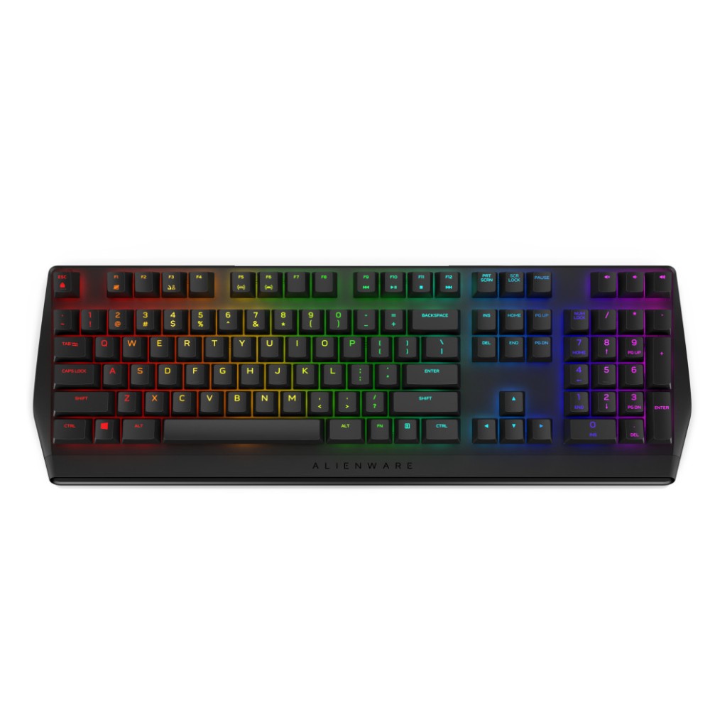 Tipkovnica Dell USB gaming Alienware AW410K US international Cherry MX Brown RGB črna (545-BBDK) Dell Tipkovnica Dell USB gaming Alienware AW410K US international Cherry MX Brown RGB črna (545-BBDK)