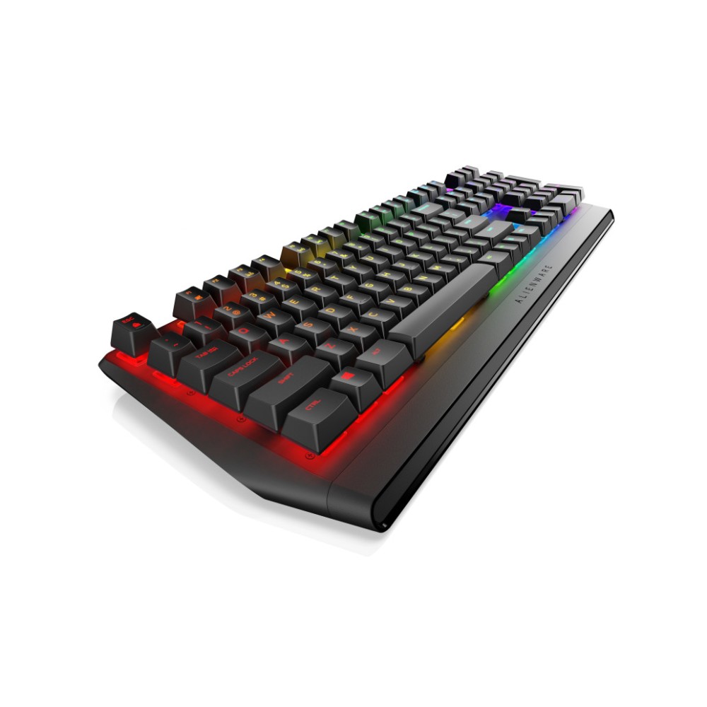 Tipkovnica Dell USB gaming Alienware AW410K US international Cherry MX Brown RGB črna (545-BBDK) Dell Tipkovnica Dell USB gaming Alienware AW410K US international Cherry MX Brown RGB črna (545-BBDK)