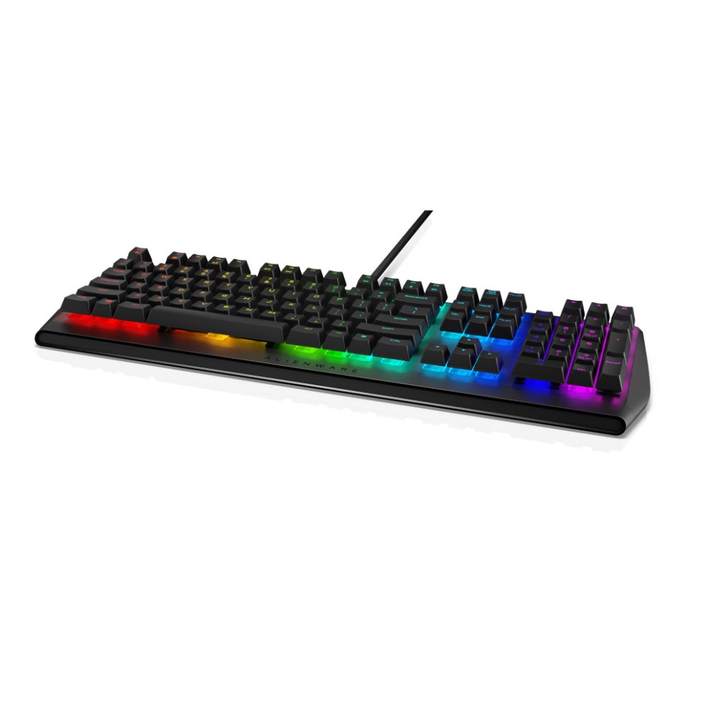Tipkovnica Dell USB gaming Alienware AW410K US international Cherry MX Brown RGB črna (545-BBDK) Dell Tipkovnica Dell USB gaming Alienware AW410K US international Cherry MX Brown RGB črna (545-BBDK)
