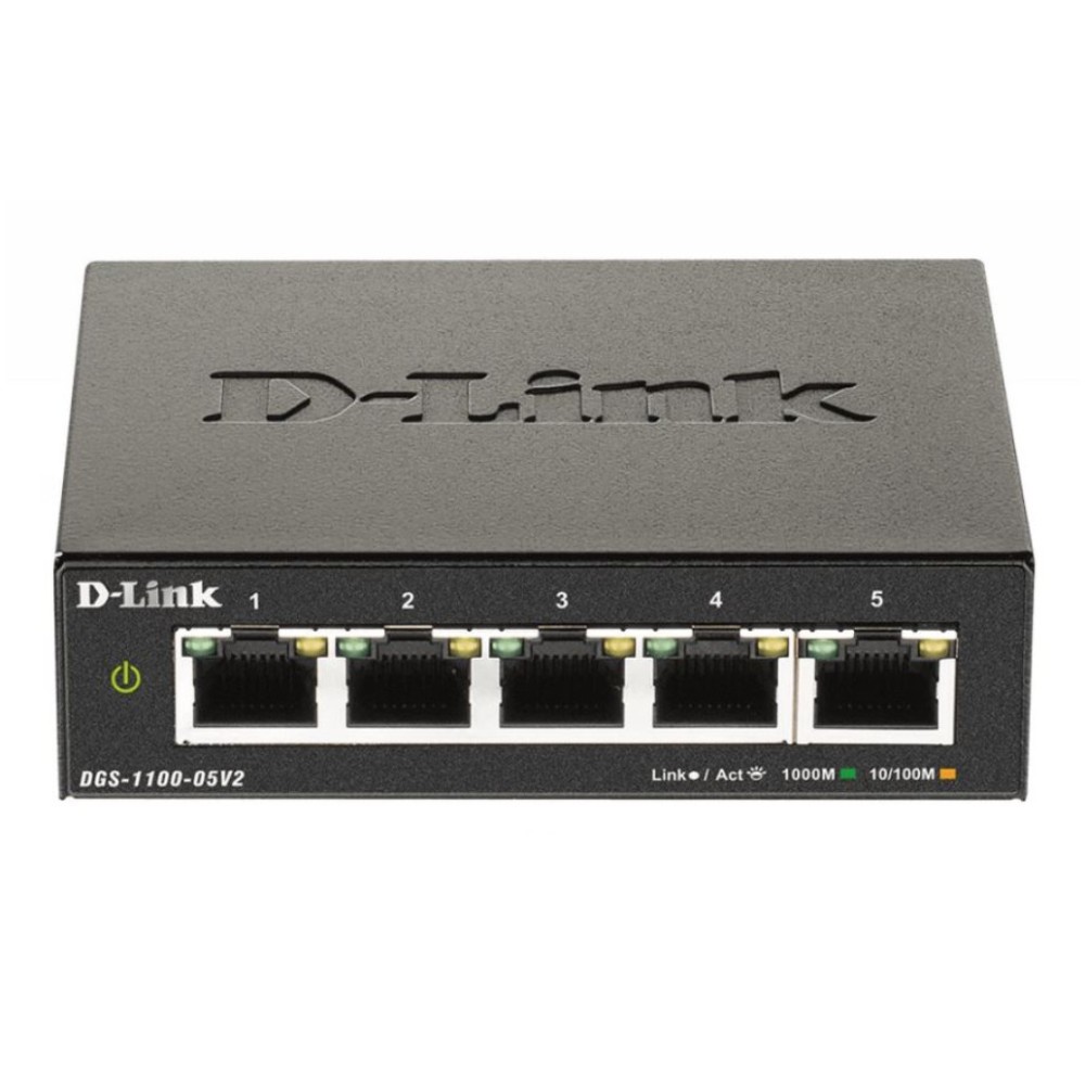 STIKALO 5-PORT D-link 100/1000 Managed (DGS-1100-05V2/E) D-link STIKALO 5-PORT D-link 100/1000 Managed (DGS-1100-05V2/E)