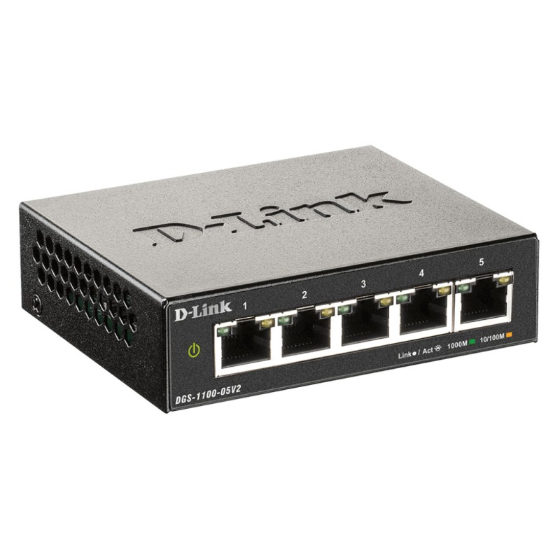 STIKALO 5-PORT D-link 100/1000 Managed (DGS-1100-05V2/E) D-link STIKALO 5-PORT D-link 100/1000 Managed (DGS-1100-05V2/E)