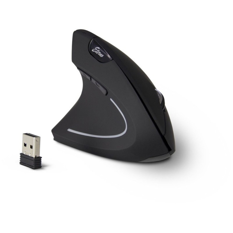 Miš brezžična ergonomska Inter-Tech KM-206L 16000DPI za levičarje črna Inter-Tech Miš brezžična ergonomska Inter-Tech KM-206L 16000DPI za levičarje črna