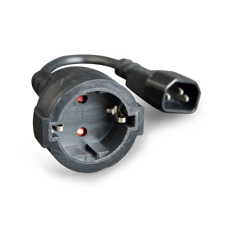 UPS napajalni adapter 220 IEC 320 C14 - SCHUKO (Ž) 0,15m črn Cablexpert /(PC-SFC14M-01) Cablexpert UPS napajalni adapter 220 IEC 320 C14 - SCHUKO (Ž) 0,15m črn Cablexpert /(PC-SFC14M-01)