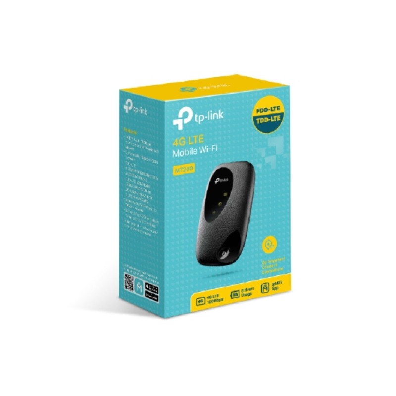 Usmerjevalnik brezžični TP-Link WiFi4 802.11n N300 300Mbit/s 3G/4G mobilni 1x notranja antena (M7200) TP-LINK Usmerjevalnik brezžični TP-Link WiFi4 802.11n N300 300Mbit/s 3G/4G mobilni 1x notranja antena (M7200)