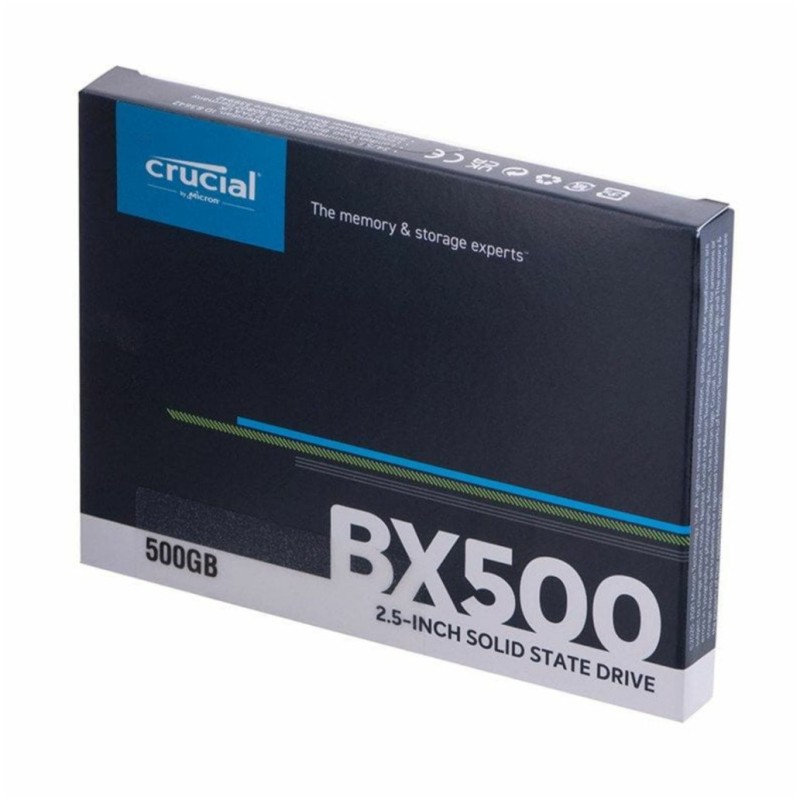 Disk SSD 6,4cm (2,5) SATA3 500GB Crucial BX500 2,5 550/500MB/s (CT500BX500SSD1) CRUCIAL Disk SSD 6,4cm (2,5) SATA3 500GB Crucial BX500 2,5 550/500MB/s (CT500BX500SSD1)