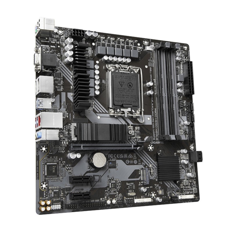 Osnovna plošča 1700 Gigabyte B760M DS3H microATX DDR4 2,5Gb LAN 2xM.2 HDMI VGA 2xDP GIGABYTE Osnovna plošča 1700 Gigabyte B760M DS3H microATX DDR4 2,5Gb LAN 2xM.2 HDMI VGA 2xDP