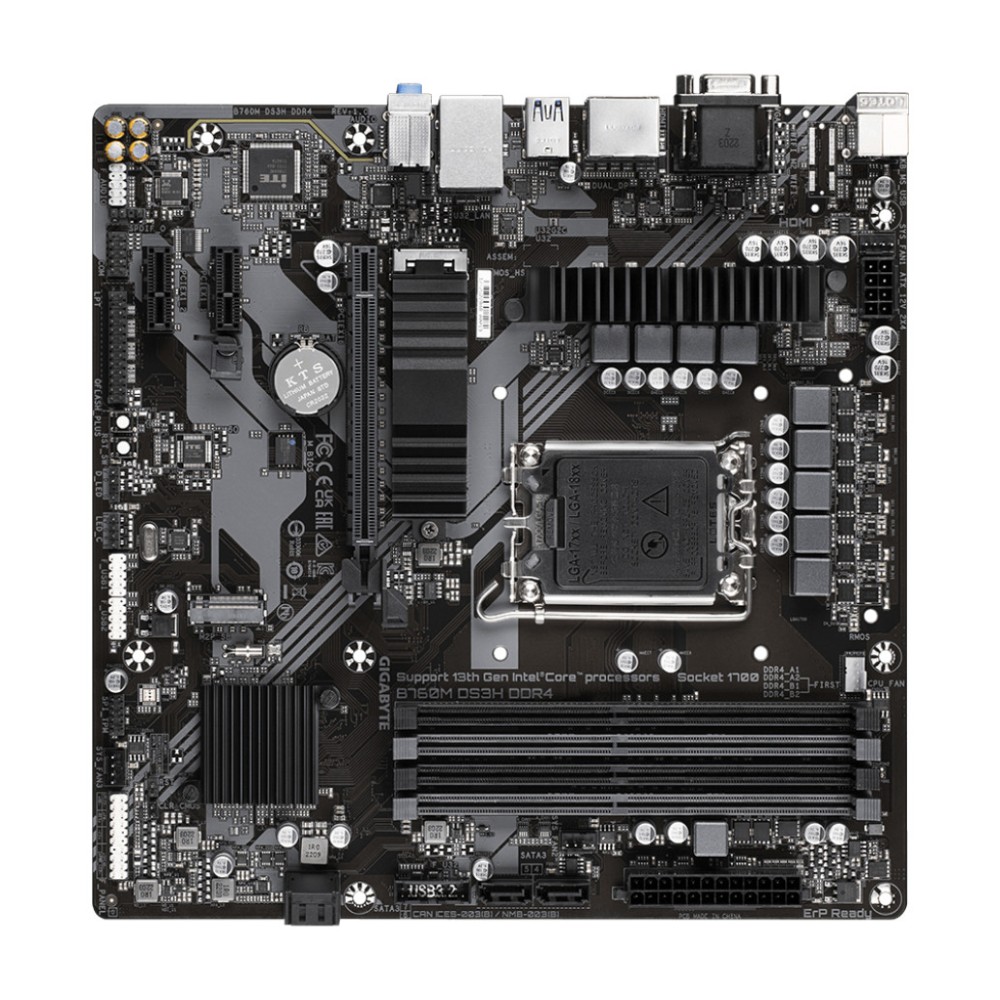 Osnovna plošča 1700 Gigabyte B760M DS3H microATX DDR4 2,5Gb LAN 2xM.2 HDMI VGA 2xDP