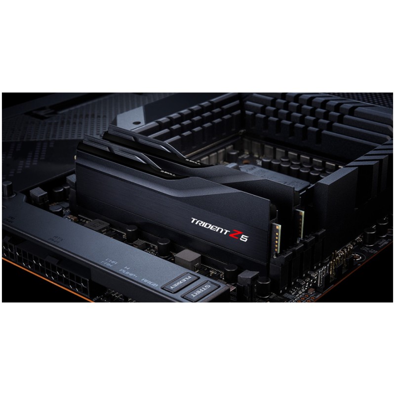 DDR5 32GB 6000MHz CL36 KIT (2x16GB) G.Skill Trident Z5 1,35V Gaming črna (F5-6000J3636F16GX2-TZ5K) G.Skill DDR5 32GB 6000MHz CL36 KIT (2x16GB) G.Skill Trident Z5 1,35V Gaming črna (F5-6000J3636F16GX2-TZ5K)