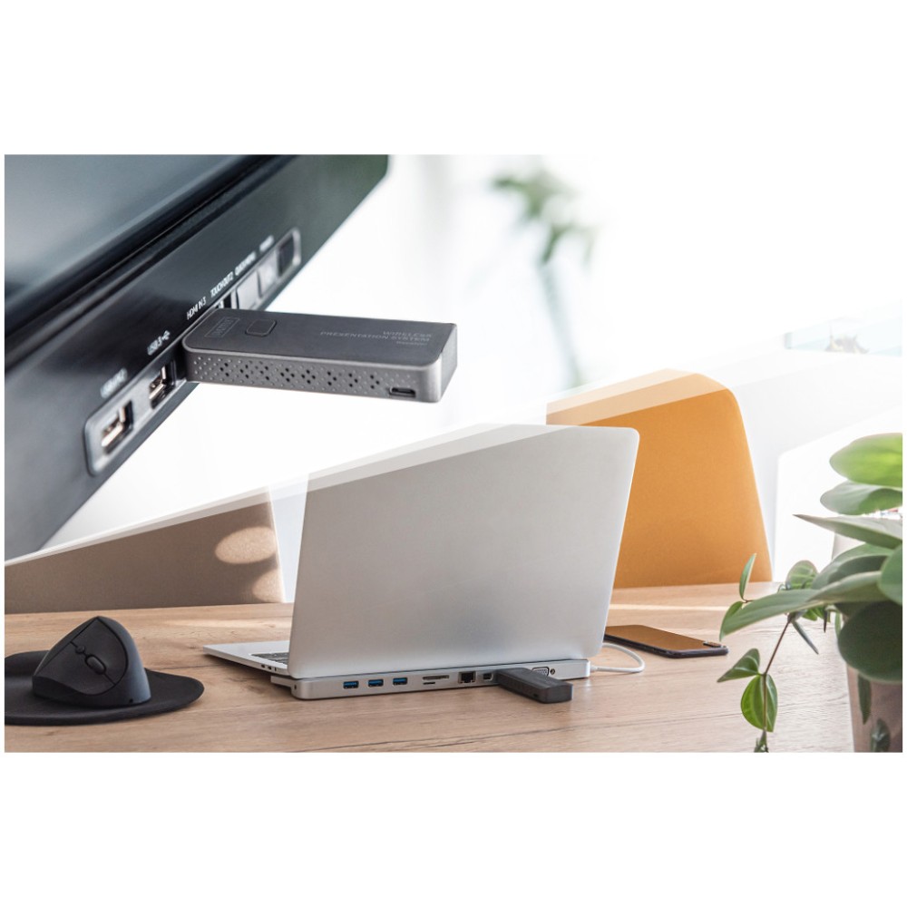 Brezžični ojačevalec signala HDMI SET Click & Present MINI Digitus (DS-55319) Digitus Brezžični ojačevalec signala HDMI SET Click & Present MINI Digitus (DS-55319)