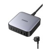 Hišni polnilec 100-240V => 2x USB-A (ž) 4x USB-C 200W GaN II Ugreen - črn (40914)