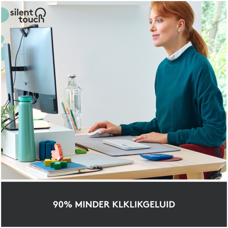 Miš brezžična + Bluetooth Logitech M650 2000DPI Signature bela (910-006255) LOGITECH Miš brezžična + Bluetooth Logitech M650 2000DPI Signature bela (910-006255)