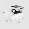 Tiskalnik multifunkcijski laserski ČB HP LaserJet Pro 4102dw A4 duplex tisk enostransko skeniranje USB LAN WiFi 40ppm (2Z622F#B19)