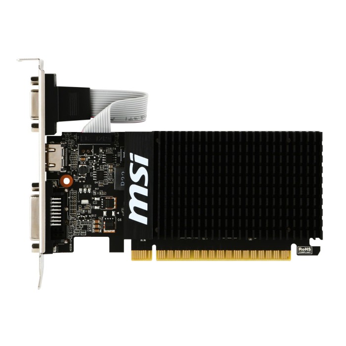 Grafična kartica nVidia GT710 MSI - 2GB DDR3 | 1xDVI 1xHDMI 1xVGA (V809-2000R) Grafična kartica nVidia GT710 MSI - 2GB DDR3 | 1xDVI 1xHDMI 1xVGA (V809-2000R)