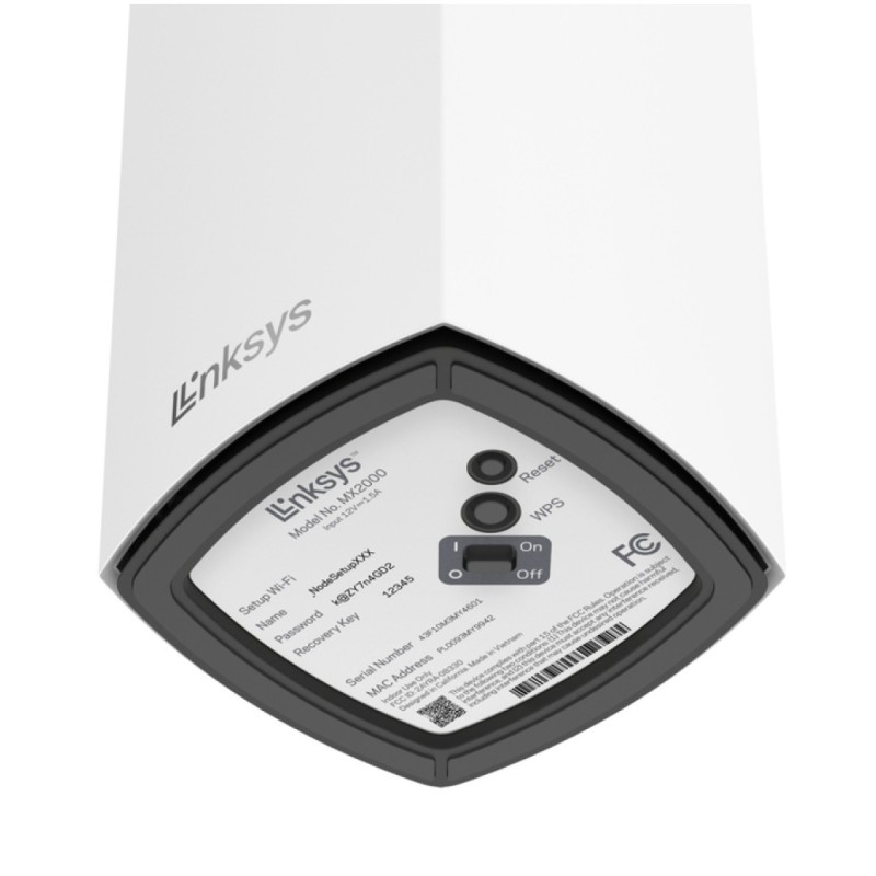 Usmerjevalnik brezžični Linksys Atlas 6 WiFi6 802.11ax AX3000 2402Mbit/s dualband MESH MU-MIMO OFDMA 3xLAN 2x notranja antena 1x Pack (MX2001-KE) Linksys Usmerjevalnik brezžični Linksys Atlas 6 WiFi6 802.11ax AX3000 2402Mbit/s dualband MESH MU-MIMO OFDMA 3xLAN 2x notranja antena 1x Pack (MX2001-KE)