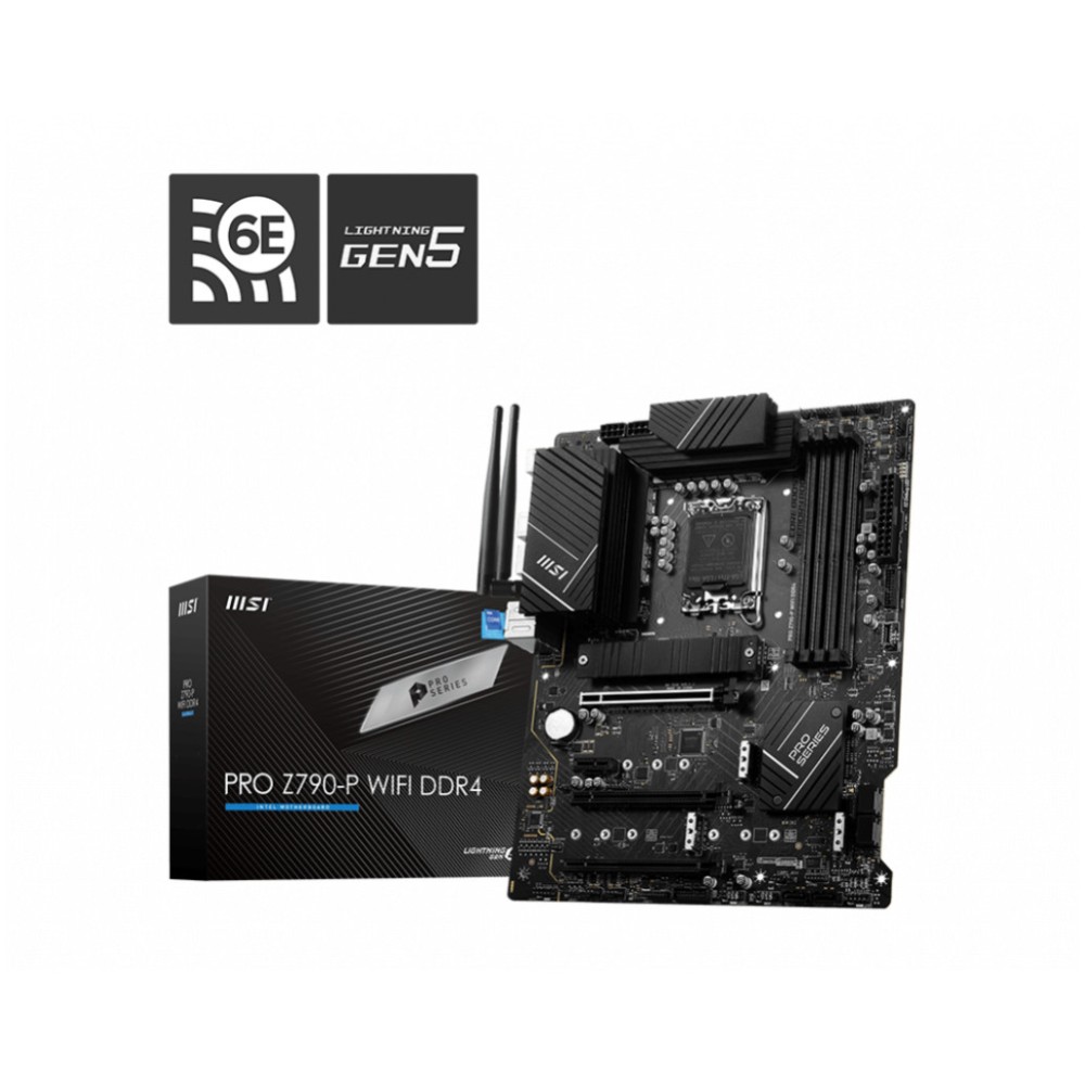 Osnovna plošča 1700 MSI PRO Z790-P WIFI DDR5 HDMI DisplayPort USB-C MSI Osnovna plošča 1700 MSI PRO Z790-P WIFI DDR5 HDMI DisplayPort USB-C