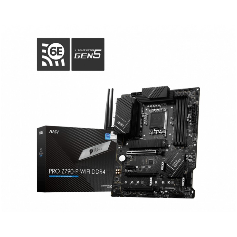 Osnovna plošča 1700 MSI PRO Z790-P WIFI DDR5 HDMI DisplayPort USB-C MSI Osnovna plošča 1700 MSI PRO Z790-P WIFI DDR5 HDMI DisplayPort USB-C