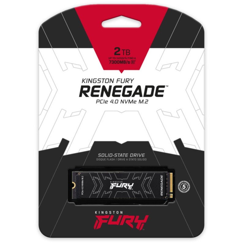 Disk SSD M.2 NVMe PCIe 4.0 2TB Kingston Fury Renegade 2280 7300/7000MB/s (SFYRD/2000G) KINGSTON Disk SSD M.2 NVMe PCIe 4.0 2TB Kingston Fury Renegade 2280 7300/7000MB/s (SFYRD/2000G)