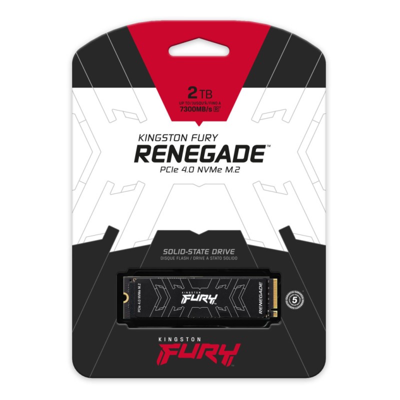 Disk SSD M.2 NVMe PCIe 4.0 2TB Kingston Fury Renegade 2280 7300/7000MB/s (SFYRD/2000G) KINGSTON Disk SSD M.2 NVMe PCIe 4.0 2TB Kingston Fury Renegade 2280 7300/7000MB/s (SFYRD/2000G)