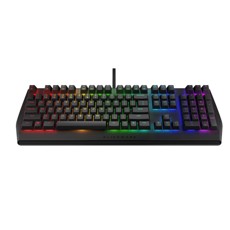 Gaming Tipkovnica Žična Dell Alienware AW410K US international | SLO gravura črna RGB (545-BBDK-SLO) Dell Gaming Tipkovnica Žična Dell Alienware AW410K US international | SLO gravura črna RGB (545-BBDK-SLO)
