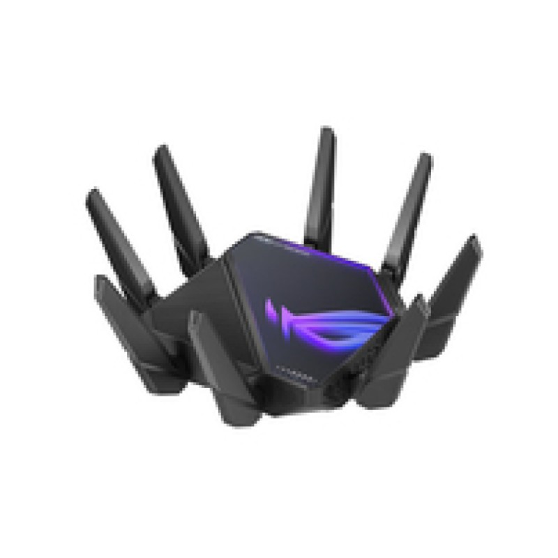 Usmerjevalnik brezžični Asus ROG Rapture GT-AXE16000 WiFi6E 802.11ax AXE16000 4804Mbit/s MESH OFDMA MU-MIMO quadband 4xLAN 2xLAN/WAN10GB 8x antena 4x notranja antena (90IG06W0-MU2A10) ASUS Usmerjevalnik brezžični Asus ROG Rapture GT-AXE16000 WiFi6E 802.11ax AXE16000 4804Mbit/s MESH OFDMA MU-MIMO quadband 4xLAN 2xLAN/WAN10GB 8x antena 4x notranja antena (90IG06W0-MU2A10)