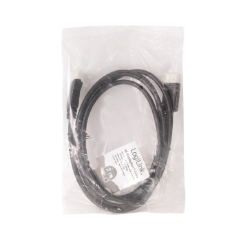 Kabel DisplayPort (m) => DisplayPort (m) 2,0m LogiLink 1.2 pozlačeni konektorji 4K@60Hz CCS (CD0101) Kabel DisplayPort (m) => DisplayPort (m) 2,0m LogiLink 1.2 pozlačeni konektorji 4K@60Hz CCS (CD0101)