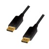Kabel DisplayPort (m) => DisplayPort (m) 2,0m LogiLink 1.2 pozlačeni konektorji 4K@60Hz CCS (CD0101) LOGILINK Kabel DisplayPort (m) => DisplayPort (m) 2,0m LogiLink 1.2 pozlačeni konektorji 4K@60Hz CCS (CD0101)
