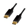 Kabel DisplayPort (m) => DisplayPort (m) 2,0m LogiLink 1.2 pozlačeni konektorji 4K@60Hz CCS (CD0101) LOGILINK Kabel DisplayPort (m) => DisplayPort (m) 2,0m LogiLink 1.2 pozlačeni konektorji 4K@60Hz CCS (CD0101)