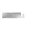 Tipkovnica in miš Cherry brezžična Bluetooth DW 9100 SLIM ENG bela SLO gravura (JD-9100GB-1)