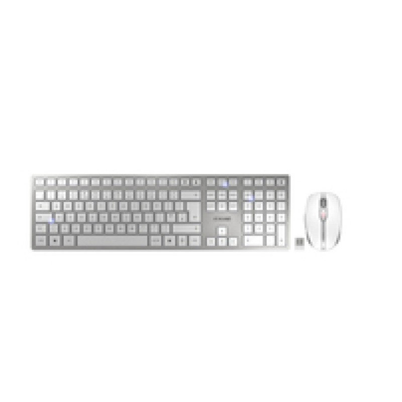 Tipkovnica in miš Cherry brezžična Bluetooth DW 9100 SLIM ENG bela SLO gravura (JD-9100GB-1) Cherry Tipkovnica in miš Cherry brezžična Bluetooth DW 9100 SLIM ENG bela SLO gravura (JD-9100GB-1)