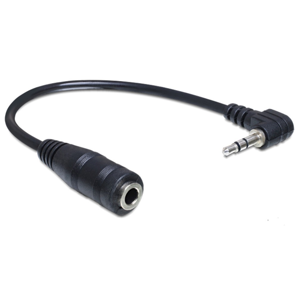 Kabel Audio 3,5mm Ž => 2,5mm M kotni 14cm Delock Delock Kabel Audio 3,5mm Ž => 2,5mm M kotni 14cm Delock