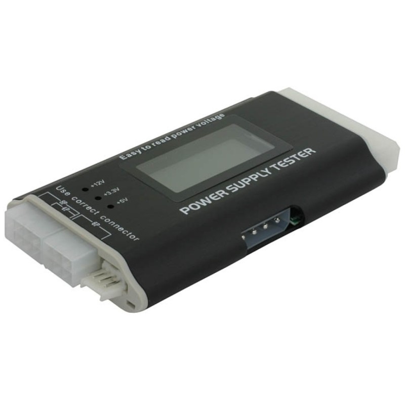 Napajalnik tester za napajalnike 24 pin z LED prikazovalnikom Delock Delock Napajalnik tester za napajalnike 24 pin z LED prikazovalnikom Delock