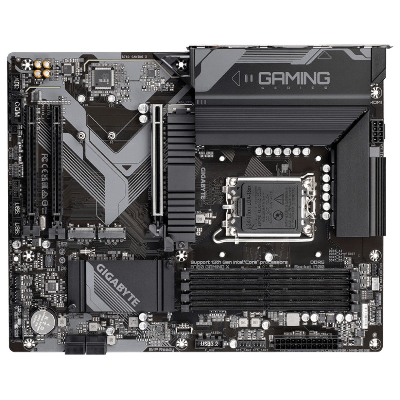 Osnovna plošča 1700 Gigabyte B760 GAMING X ATX DDR5 2,5Gb LAN 3xM.2 HDMI DP GIGABYTE Osnovna plošča 1700 Gigabyte B760 GAMING X ATX DDR5 2,5Gb LAN 3xM.2 HDMI DP