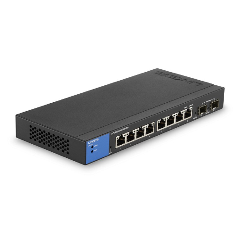 STIKALO 8-PORT 2xSFP Linksys 100/1000 Managed (LGS310C-EU) Linksys STIKALO 8-PORT 2xSFP Linksys 100/1000 Managed (LGS310C-EU)