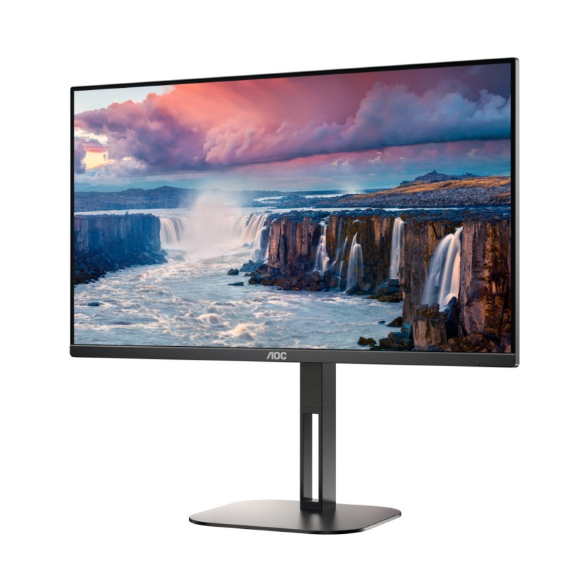 Monitor AOC 68,6 cm (27,0) 27V5C/BK 1920x1080 75Hz IPS 1ms HDMI DisplayPort USB-C 65W 4xUSB3.2 Zvočniki 3H FreeSync AOC Monitor AOC 68,6 cm (27,0) 27V5C/BK 1920x1080 75Hz IPS 1ms HDMI DisplayPort USB-C 65W 4xUSB3.2 Zvočniki 3H FreeSync