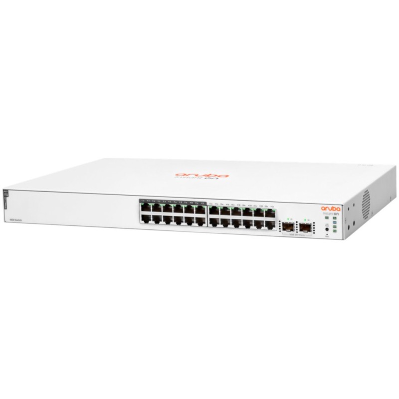 STIKALO 24-PORT 2xSFP HP Aruba Switch IOn 1830 100/1000 Rack 195W 12xPoE+ (JL813A) HPE STIKALO 24-PORT 2xSFP HP Aruba Switch IOn 1830 100/1000 Rack 195W 12xPoE+ (JL813A)