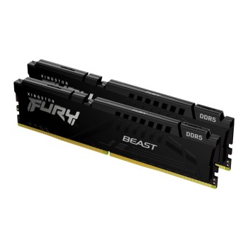 DDR5 32GB 5600MHz CL40 KIT (2x16GB) Kingston Fury Beast XMP3.0 1,25V črna (KF556C40BBK2-32)