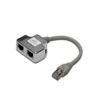 Digitus RJ45 adapter 2xRJ45Ž-RJ45M DN-93904 Digitus RJ45 adapter 2xRJ45Ž-RJ45M DN-93904