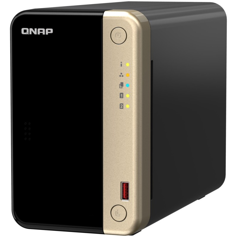 NAS ohišje QNAP TS-264-8G strežnik za 2 x 3.5 SATA in 2 x M.2 2280 PCIe N5095 8GB QNAP NAS ohišje QNAP TS-264-8G strežnik za 2 x 3.5 SATA in 2 x M.2 2280 PCIe N5095 8GB