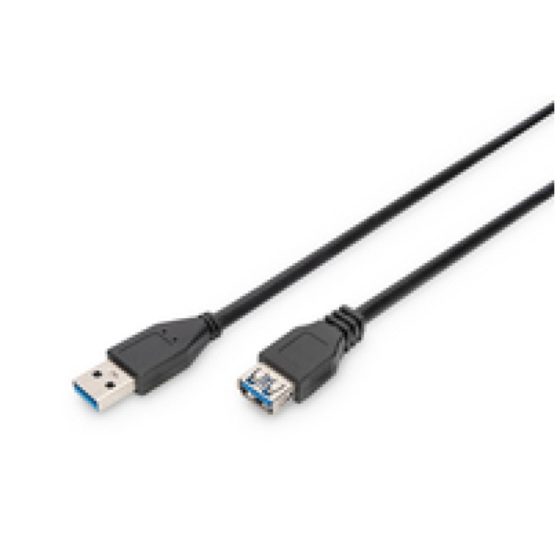 Kabel USB 3.0 A => A 1,80m - podaljšek Digitus (AK-300203-018-S) Digitus Kabel USB 3.0 A => A 1,80m - podaljšek Digitus (AK-300203-018-S)