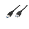 Kabel USB 3.0 A => A 1,80m - podaljšek Digitus (AK-300203-018-S)