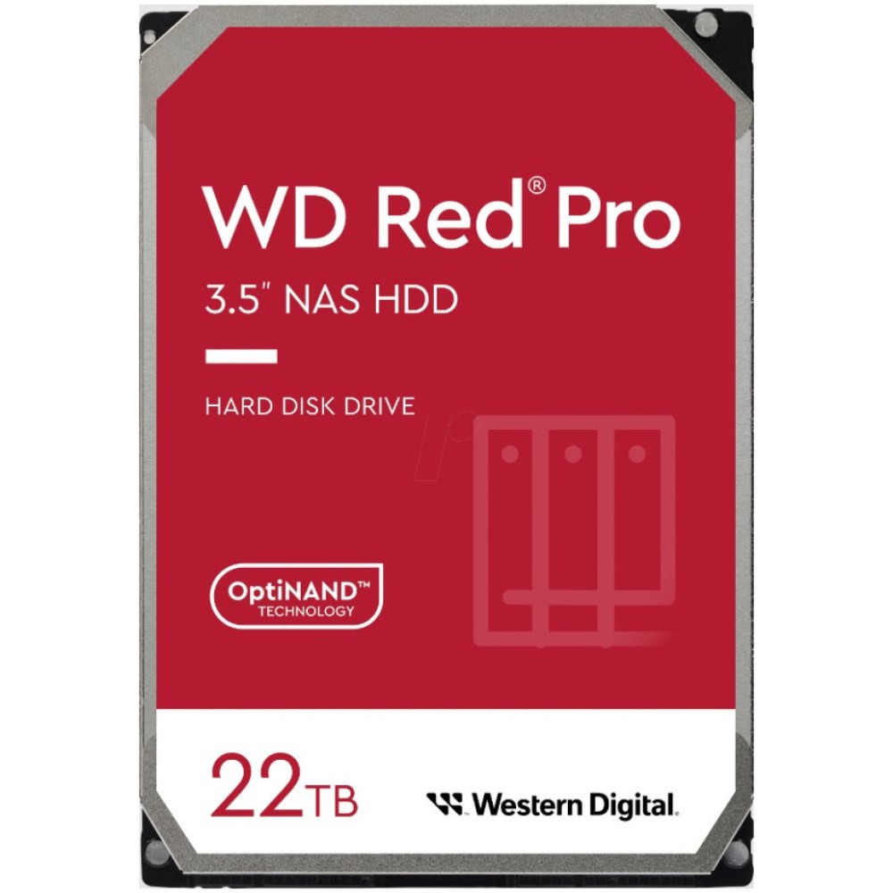 Trdi disk 22TB WD WD221KFGX - Red PRO 512MB - primeren za snemalnike 24/7 (WD221KFGX) WD Trdi disk 22TB WD WD221KFGX - Red PRO 512MB - primeren za snemalnike 24/7 (WD221KFGX)