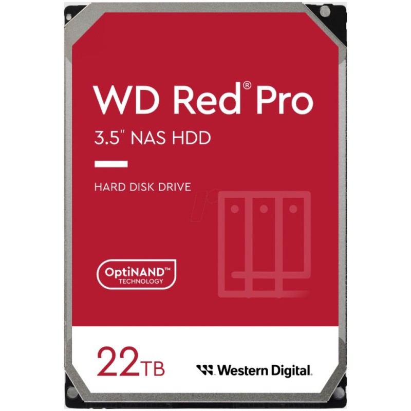 Trdi disk 22TB WD WD221KFGX - Red PRO 512MB - primeren za snemalnike 24/7 (WD221KFGX) WD Trdi disk 22TB WD WD221KFGX - Red PRO 512MB - primeren za snemalnike 24/7 (WD221KFGX)