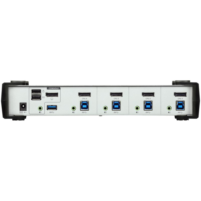 Stikalo KVM ATEN 4x1 DisplayPort 4xUSB s kabli CS1914 Siv Aten Stikalo KVM ATEN 4x1 DisplayPort 4xUSB s kabli CS1914 Siv
