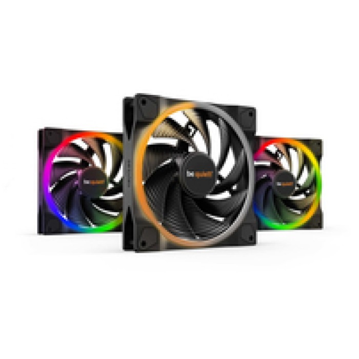 Ventilator be quiet! Light Wings 140mm črna ARGB (3 pack) Ventilator be quiet! Light Wings 140mm črna ARGB (3 pack)