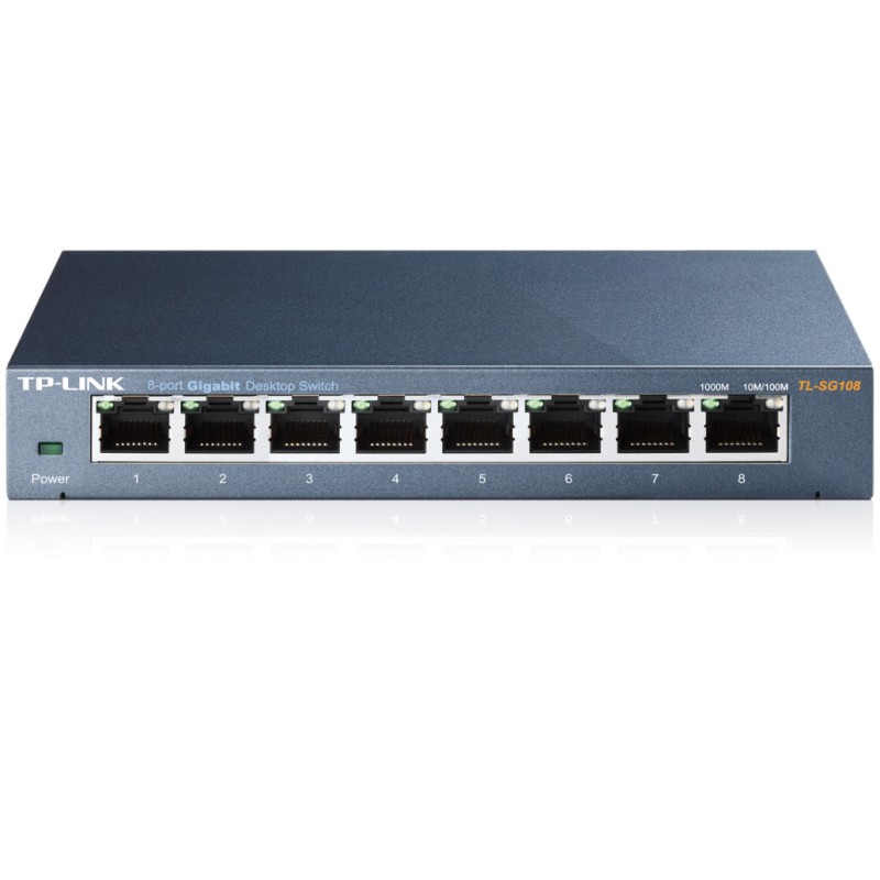 STIKALO 8-PORT TP-Link 10/100/1000 (TL-SG108) TP-LINK STIKALO 8-PORT TP-Link 10/100/1000 (TL-SG108)