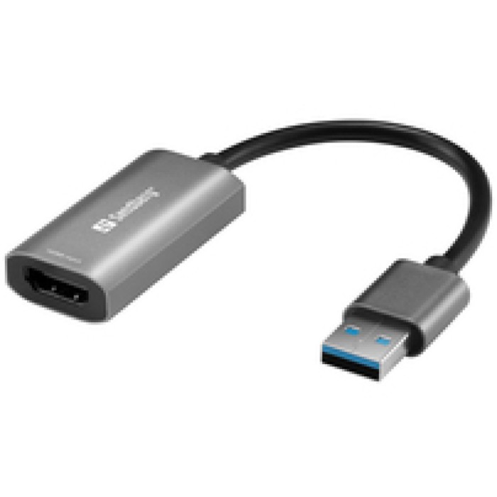 Adapter USB 3.0 => HDMI Capture Link 4K Sandberg Adapter USB 3.0 => HDMI Capture Link 4K Sandberg