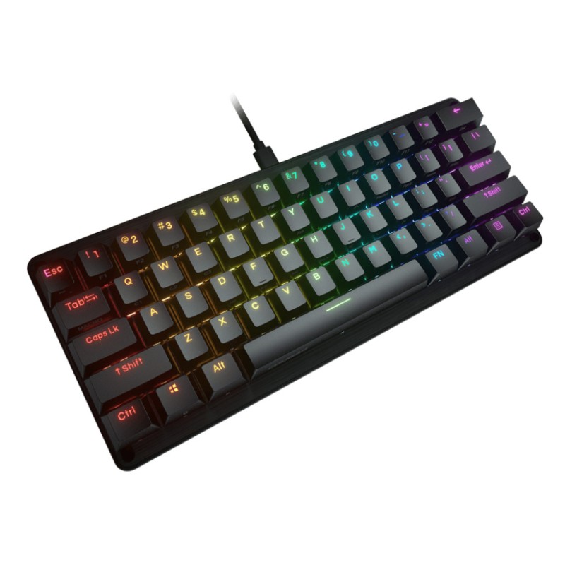 Tipkovnica Cougar USB-C gaming Puri Mini US 60% RGB siva (CGR-WM1MI-PRMR) Cougar Tipkovnica Cougar USB-C gaming Puri Mini US 60% RGB siva (CGR-WM1MI-PRMR)