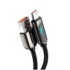Kabel USB-C => USB-A 2.0 tekstil ovoj 1,00m 6A Baseus Display – črn (CASX020001) Baseus Kabel USB-C => USB-A 2.0 tekstil ovoj 1,00m 6A Baseus Display – črn (CASX020001)