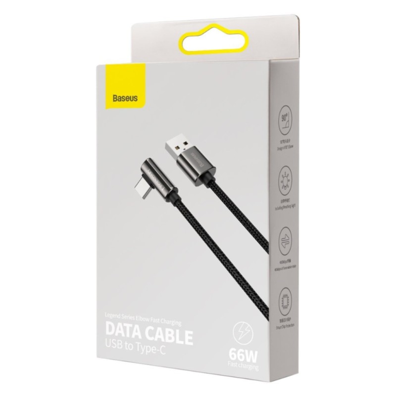 Kabel USB-C => USB-A 2.0 tekstil ovoj kotni Legend Series 2,00m 66W Baseus črn (CATCS-C01) Baseus Kabel USB-C => USB-A 2.0 tekstil ovoj kotni Legend Series 2,00m 66W Baseus črn (CATCS-C01)